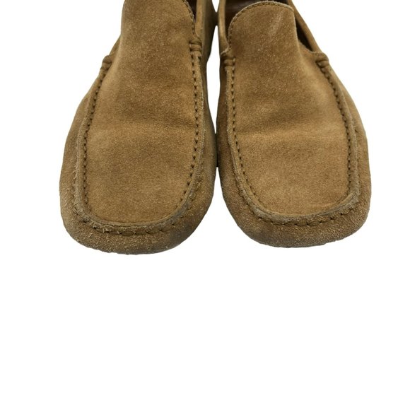 TOD\'S Men\'s Gommino Driving Shoes in Nubuck Suede Loafers Brown Tan US 9.5 main image 5
